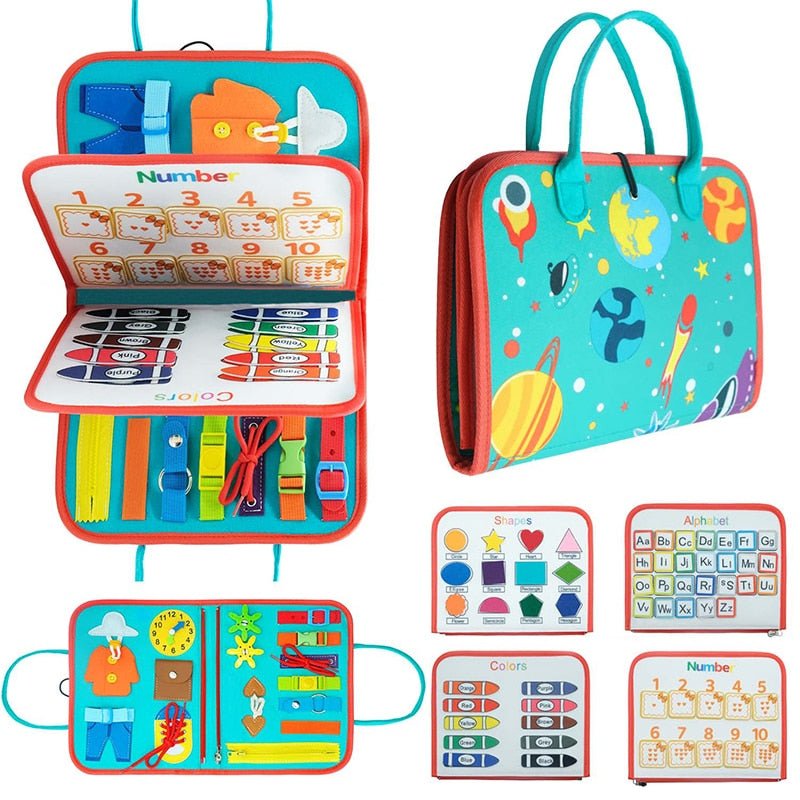 MALETA  EDUCATIVA SENSORIAL MONTESSORI