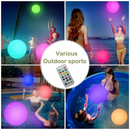 40CM Bola De Praia Grande Inflável LED Com Luzes De Troca De Cor 13 Cores Luminosa Para Festas De Verão Pool/Beach Partyies