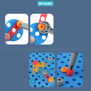 Maleta Blocos de Montar Educacional Montessori 283 Peças - Dinossauro