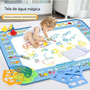 Tapete de Água Mágico Reutilizável – Brinquedo Educativo com 3 Canetas | Brinque de Monte
